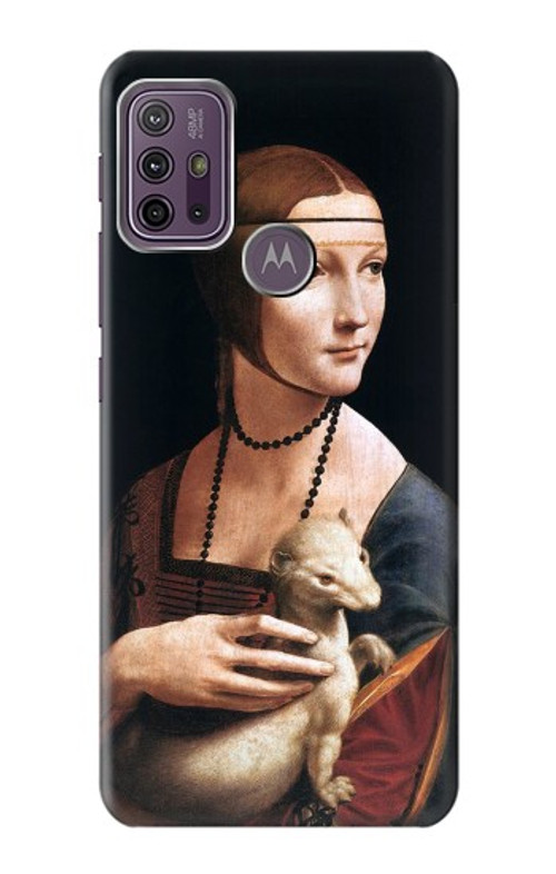 S3471 Lady Ermine Leonardo da Vinci Case Cover Custodia per Motorola Moto G10 Power