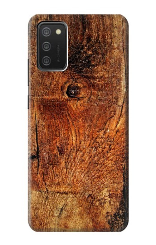 S1140 Wood Skin Graphic Case Cover Custodia per Samsung Galaxy A03S