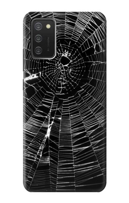 S2224 Spider Web Case Cover Custodia per Samsung Galaxy A03S S2224 Spider Web Case Cover Custodia per Samsung Galaxy A03S