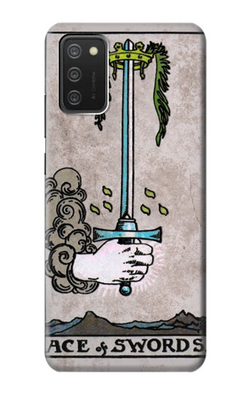 S2482 Tarot Card Ace of Swords Case Cover Custodia per Samsung Galaxy A03S S2482 Tarot Card Ace of Swords Case Cover Custodia per Samsung Galaxy A03S