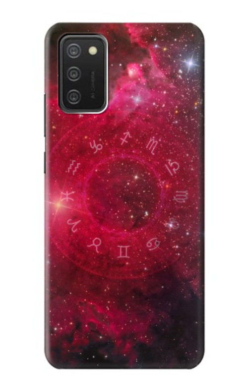 S3368 Zodiac Red Galaxy Case Cover Custodia per Samsung Galaxy A03S
