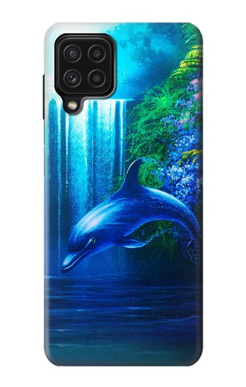 S0385 Dolphin Case Cover Custodia per Samsung Galaxy A22 4G