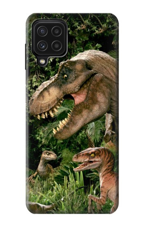 S1452 Trex Raptor Dinosaur Case Cover Custodia per Samsung Galaxy A22 4G