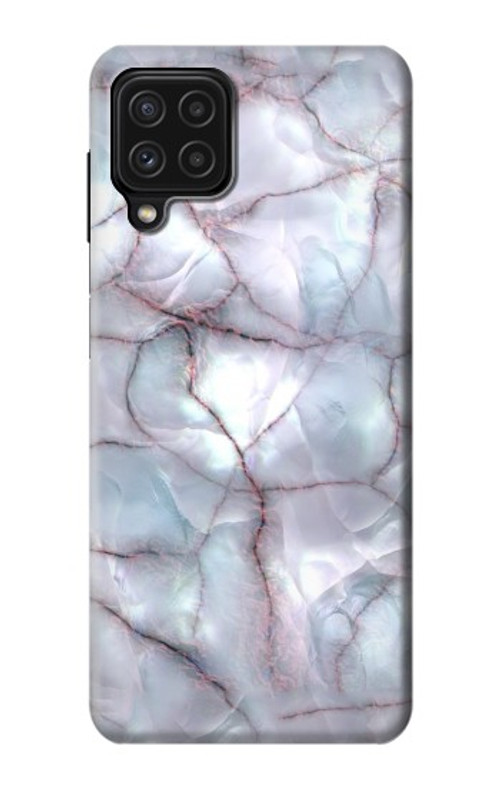 S2316 Dark Blue Marble Texture Graphic Print Case Cover Custodia per Samsung Galaxy A22 4G