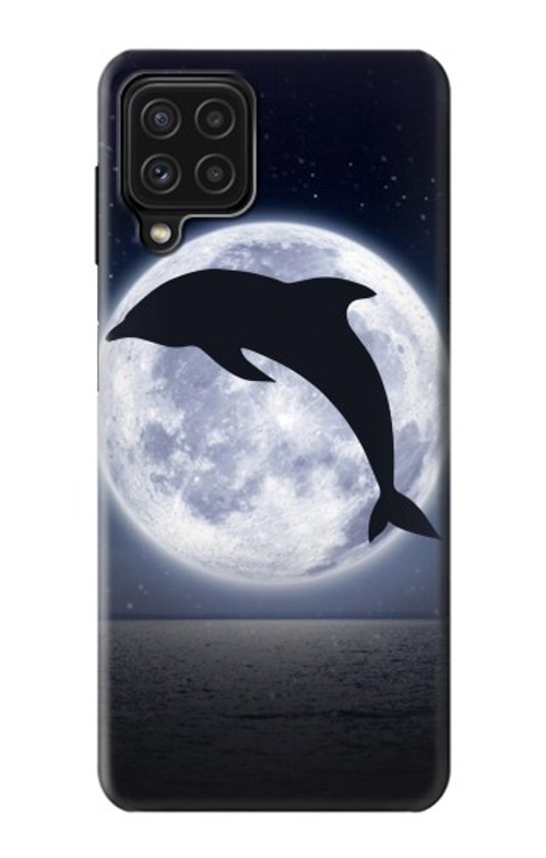 S3510 Dolphin Moon Night Case Cover Custodia per Samsung Galaxy A22 4G