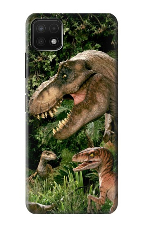 S1452 Trex Raptor Dinosaur Case Cover Custodia per Samsung Galaxy A22 5G