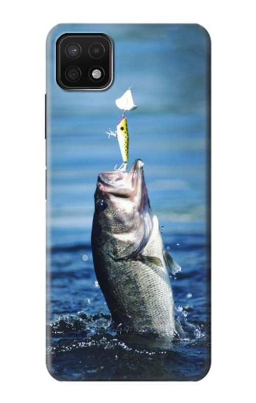 S1594 Bass Fishing Case Cover Custodia per Samsung Galaxy A22 5G