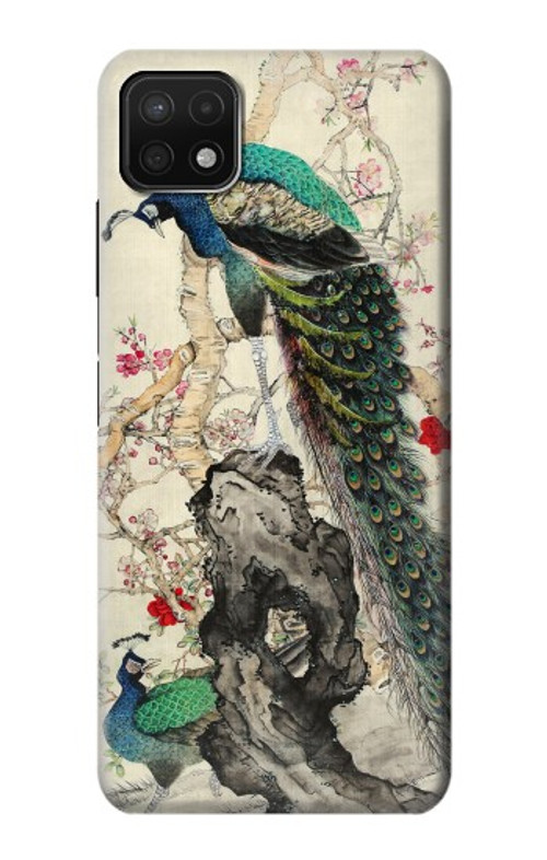S2086 Peacock Painting Case Cover Custodia per Samsung Galaxy A22 5G S2086 Peacock Painting Case Cover Custodia per Samsung Galaxy A22 5G