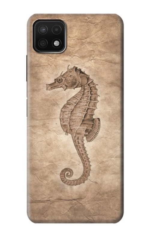 S3214 Seahorse Skeleton Fossil Case Cover Custodia per Samsung Galaxy A22 5G