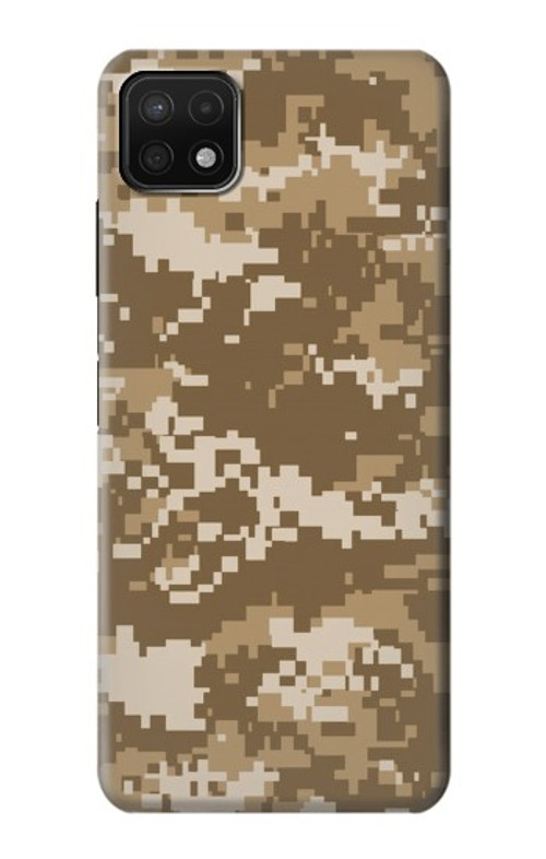 S3294 Army Desert Tan Coyote Camo Camouflage Case Cover Custodia per Samsung Galaxy A22 5G