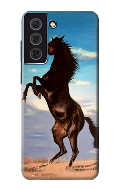 S0934 Wild Black Horse Case Cover Custodia per Samsung Galaxy S21 FE 5G