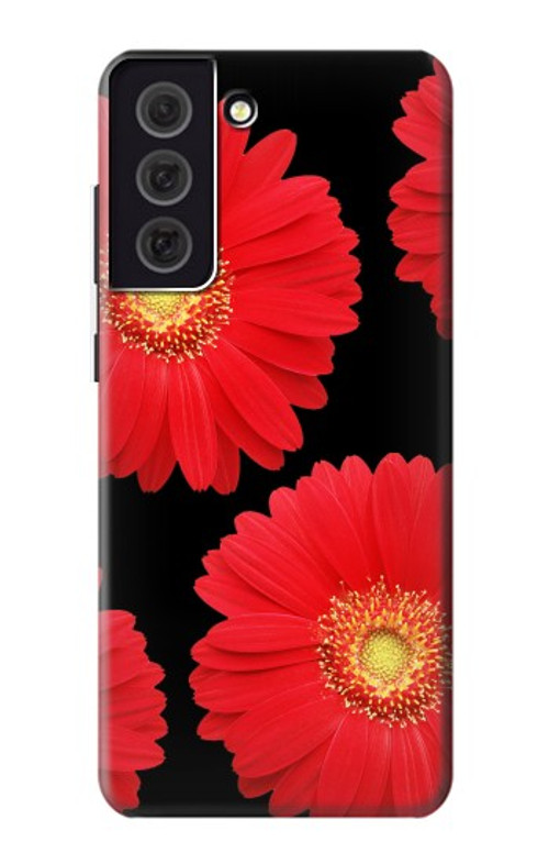 S2478 Red Daisy flower Case Cover Custodia per Samsung Galaxy S21 FE 5G S2478 Red Daisy flower Case Cover Custodia per Samsung Galaxy S21 FE 5G