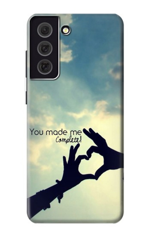 S2640 You Made Me Complete Love Case Cover Custodia per Samsung Galaxy S21 FE 5G S2640 You Made Me Complete Love Case Cover Custodia per Samsung Galaxy S21 FE 5G