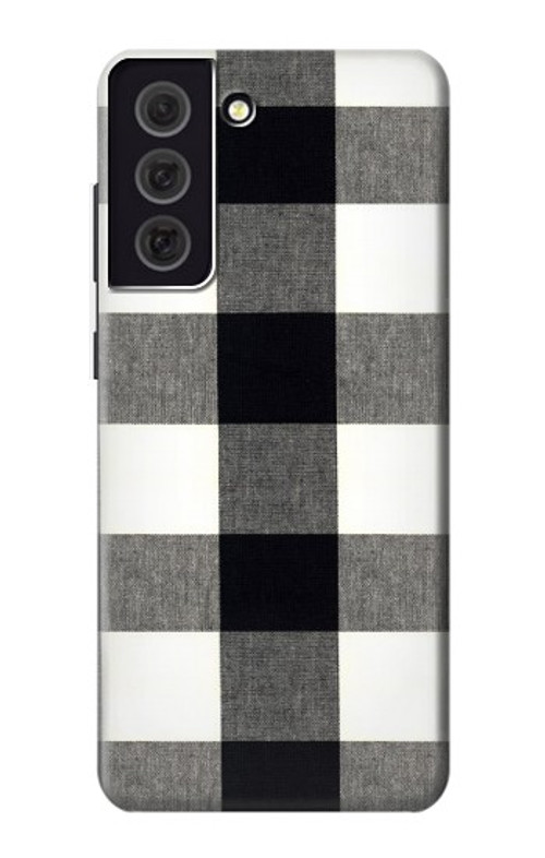 S2842 Black and White Buffalo Check Pattern Case Cover Custodia per Samsung Galaxy S21 FE 5G