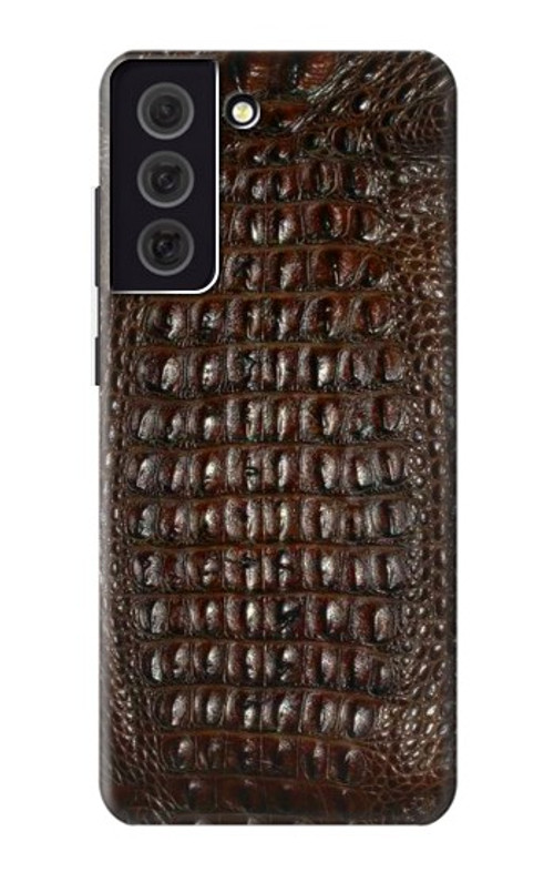 S2850 Brown Skin Alligator Graphic Printed Case Cover Custodia per Samsung Galaxy S21 FE 5G S2850 Brown Skin Alligator Graphic Printed Case Cover Custodia per Samsung Galaxy S21 FE 5G