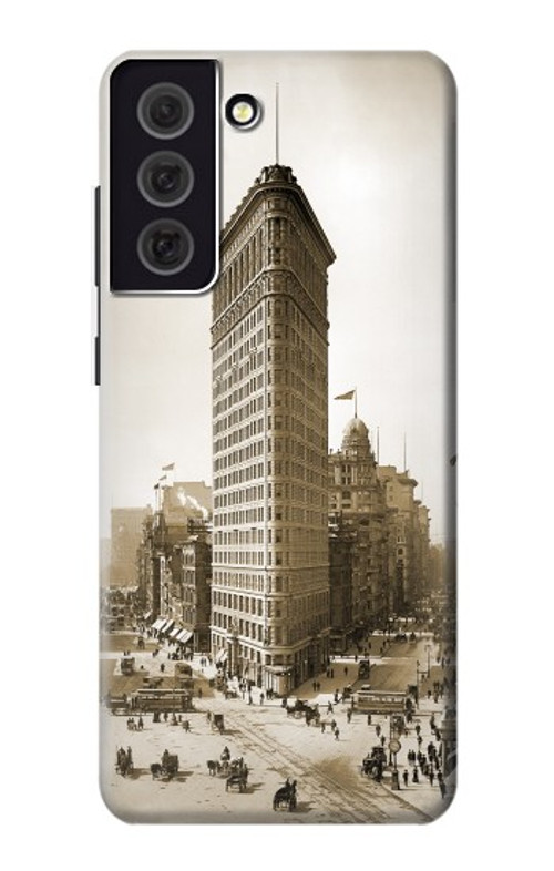 S3046 Old New York Flatiron Building Case Cover Custodia per Samsung Galaxy S21 FE 5G