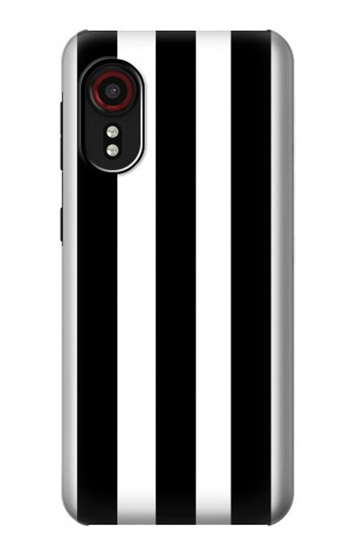 S2297 Black and White Vertical Stripes Case Cover Custodia per Samsung Galaxy Xcover 5 S2297 Black and White Vertical Stripes Case Cover Custodia per Samsung Galaxy Xcover 5