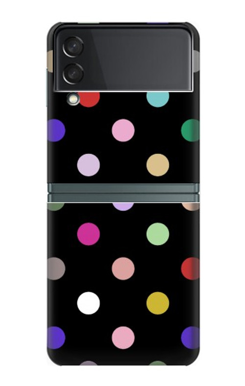 S3532 Colorful Polka Dot Case For Samsung Galaxy Z Flip 3 5G