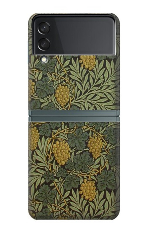 S3662 William Morris Vine Pattern Case For Samsung Galaxy Z Flip 3 5G