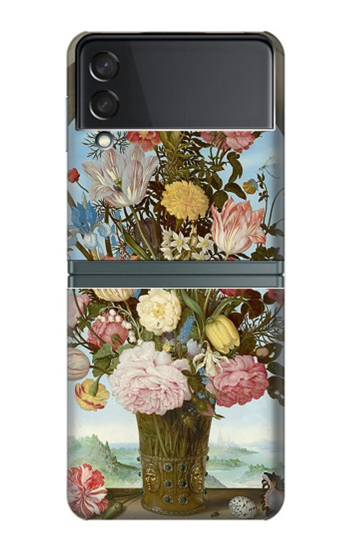 S3749 Vase of Flowers Case For Samsung Galaxy Z Flip 3 5G