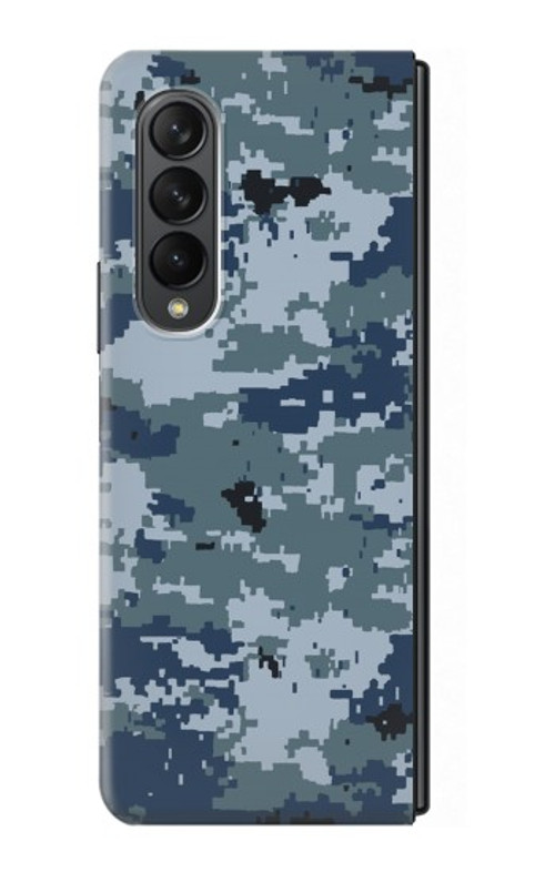S2346 Navy Camo Camouflage Graphic Case For Samsung Galaxy Z Fold 3 5G S2346 Navy Camo Camouflage Graphic Case For Samsung Galaxy Z Fold 3 5G