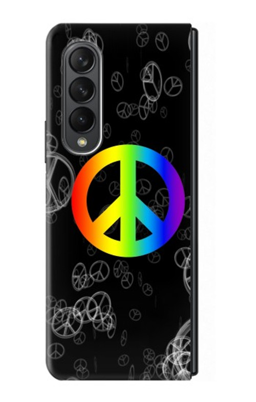 S2356 Peace Sign Case For Samsung Galaxy Z Fold 3 5G S2356 Peace Sign Case For Samsung Galaxy Z Fold 3 5G