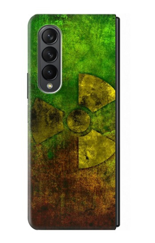S3202 Radioactive Nuclear Hazard Symbol Case For Samsung Galaxy Z Fold 3 5G