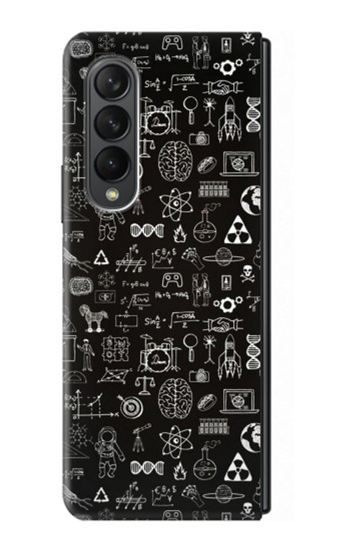 S3426 Blackboard Science Case For Samsung Galaxy Z Fold 3 5G S3426 Blackboard Science Case For Samsung Galaxy Z Fold 3 5G