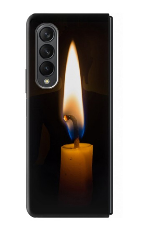S3530 Buddha Candle Burning Case For Samsung Galaxy Z Fold 3 5G