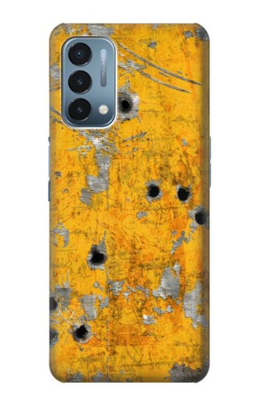 S3528 Bullet Rusting Yellow Metal Case Cover Custodia per OnePlus Nord N200 5G