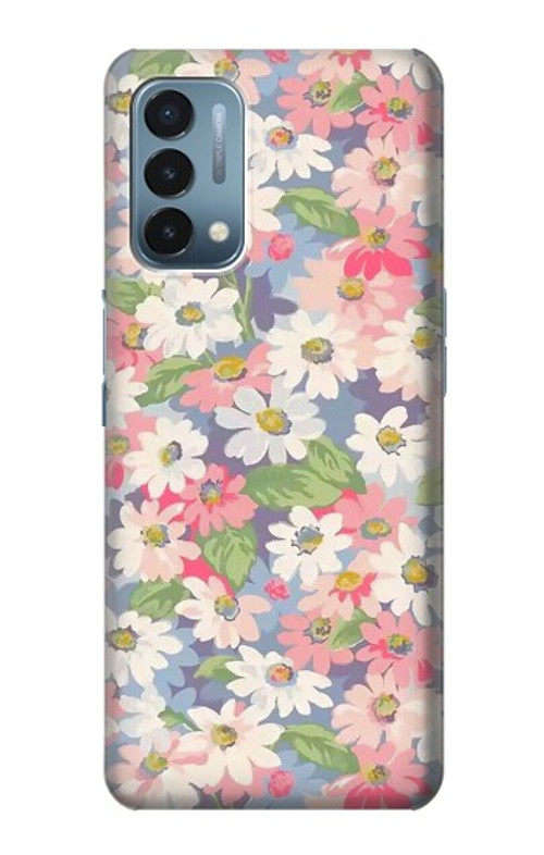 S3688 Floral Flower Art Pattern Case Cover Custodia per OnePlus Nord N200 5G