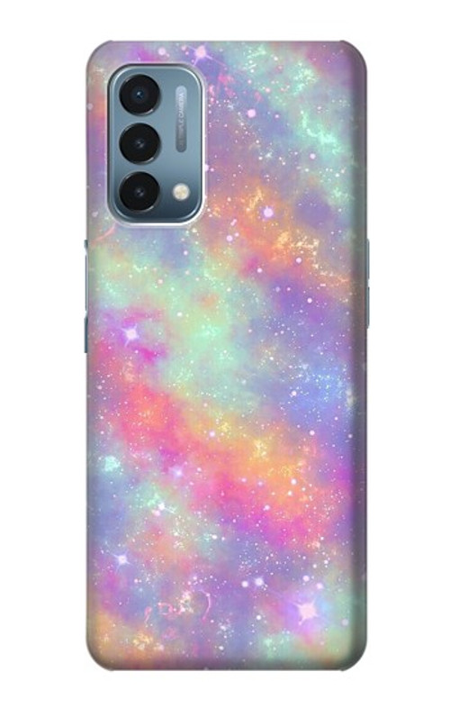 S3706 Pastel Rainbow Galaxy Pink Sky Case Cover Custodia per OnePlus Nord N200 5G