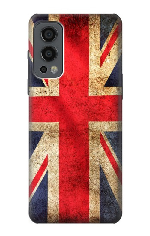 S2303 British UK Vintage Flag Case Cover Custodia per OnePlus Nord 2 5G