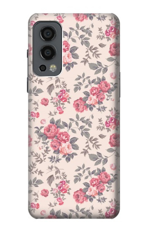 S3095 Vintage Rose Pattern Case Cover Custodia per OnePlus Nord 2 5G