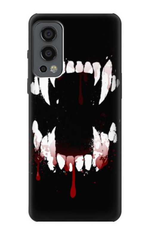 S3527 Vampire Teeth Bloodstain Case Cover Custodia per OnePlus Nord 2 5G