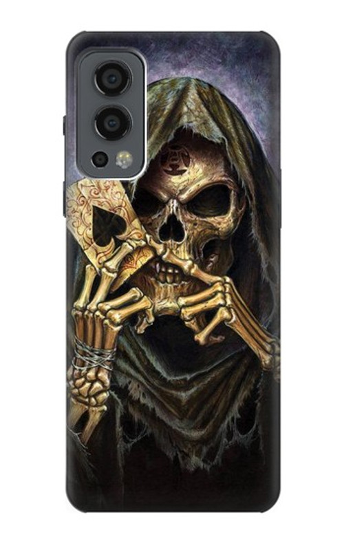 S3594 Grim Reaper Wins Poker Case Cover Custodia per OnePlus Nord 2 5G