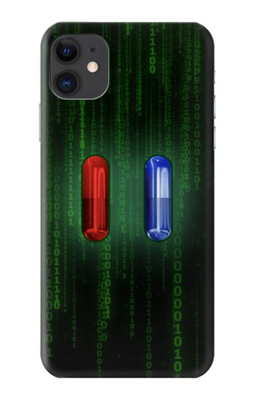 S3816 Red Pill Blue Pill Capsule Case Cover Custodia per iPhone 11