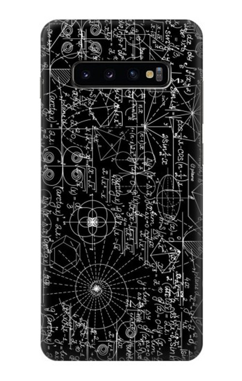 S3808 Mathematics Blackboard Case Cover Custodia per Samsung Galaxy S10 Plus