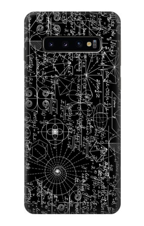 S3808 Mathematics Blackboard Case Cover Custodia per Samsung Galaxy S10