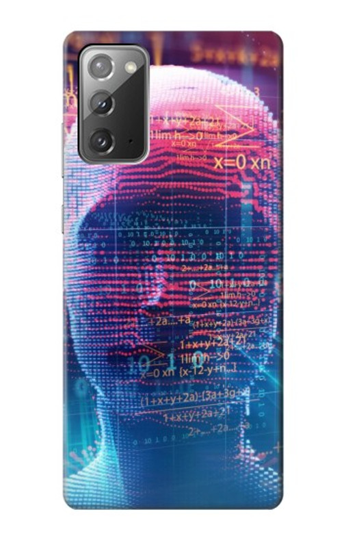 S3800 Digital Human Face Case Cover Custodia per Samsung Galaxy Note 20