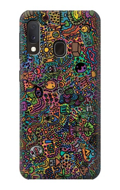 S3815 Psychedelic Art Case Cover Custodia per Samsung Galaxy A20e