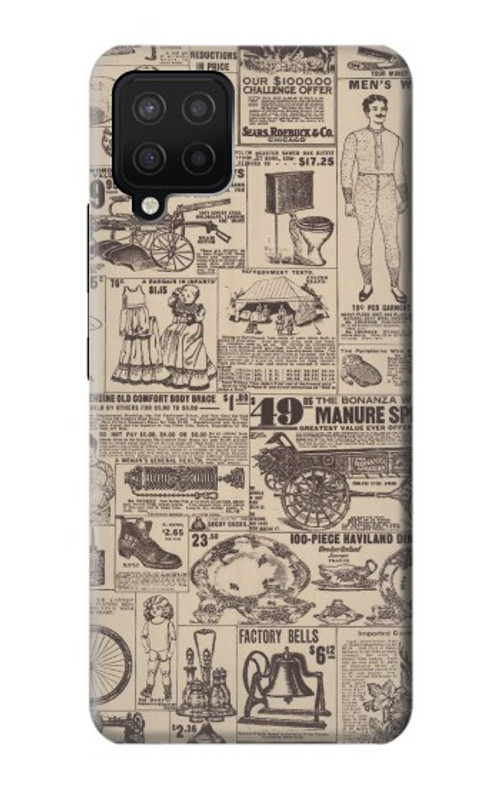 S3819 Retro Vintage Paper Case Cover Custodia per Samsung Galaxy A42 5G