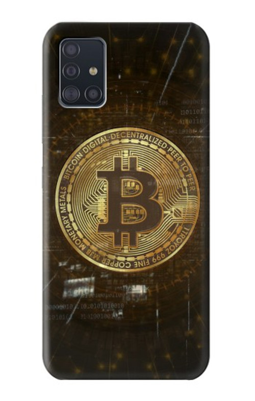 S3798 Cryptocurrency Bitcoin Case Cover Custodia per Samsung Galaxy A51 5G