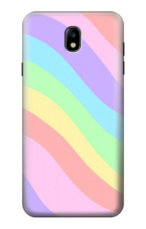 S3810 Pastel Unicorn Summer Wave Case Cover Custodia per Samsung Galaxy J7 (2018), J7 Aero, J7 Top, J7 Aura, J7 Crown, J7 Refine, J7 Eon, J7 V 2nd Gen, J7 Star