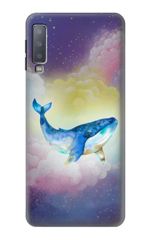 S3802 Dream Whale Pastel Fantasy Case Cover Custodia per Samsung Galaxy A7 (2018)
