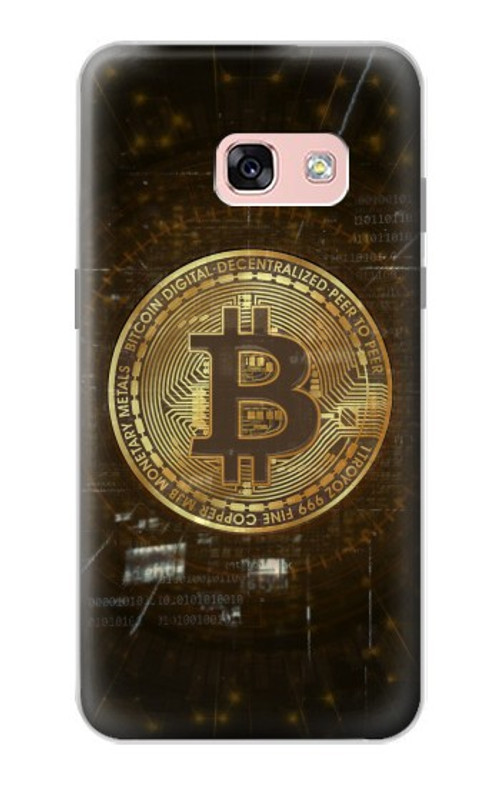S3798 Cryptocurrency Bitcoin Case Cover Custodia per Samsung Galaxy A3 (2017)