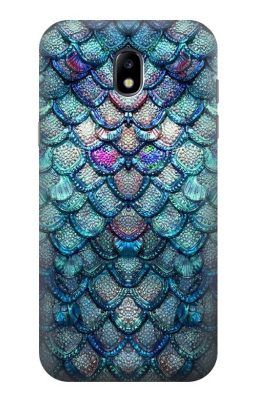 S3809 Mermaid Fish Scale Case Cover Custodia per Samsung Galaxy J5 (2017) EU Version
