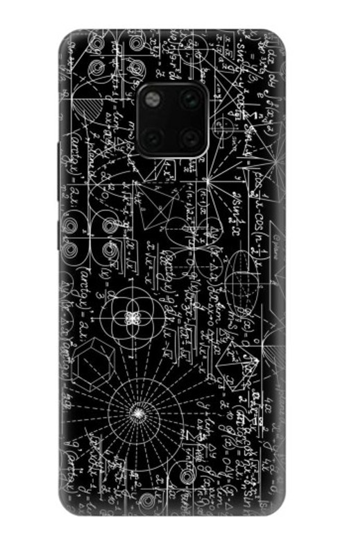 S3808 Mathematics Blackboard Case Cover Custodia per Huawei Mate 20 Pro