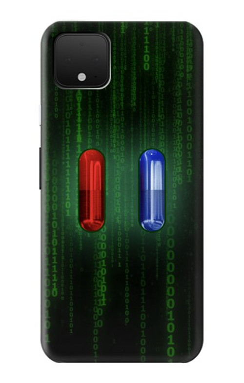 S3816 Red Pill Blue Pill Capsule Case Cover Custodia per Google Pixel 4