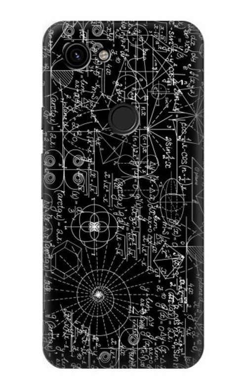 S3808 Mathematics Blackboard Case Cover Custodia per Google Pixel 3a